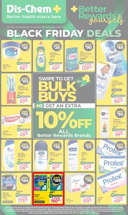 Dis-Chem : Black Friday Deals (24 November - 30 November 2025), page 1