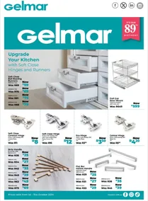 Gelmar Handles & Furniture Fittings : 89TH Birthday (01 October - 31 October 2024)