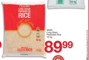 Spar Long Grain Parboiled Rice-10kg