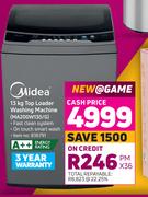 Midea 13Kg Top Loader Washing Machine MA200W130/G