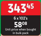 Five Roses Tagless Teabags-6 x 102's Pack