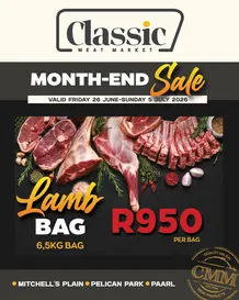 Classic Meat Market : Specials (26 June - 05 July 2026)