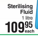 Milton Sterilising Fluid-1L Each