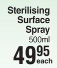 Milton Sterilising Surface Spray-500ml Each