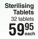 Milton Sterilising Tablets 32 Tablets-Each
