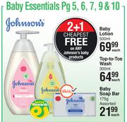 Johnson's Top To Toe Wash-300ml Each