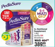 Pedia Sure 3+ Nutritional Supplement Vanilla Or Strawberry-1.6Kg
