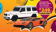 1:24 Mercedes G63 AMG Or Race Cars Assorted-Each