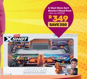Zuru X-Shot Skins Dart Blasters Mixed Pack