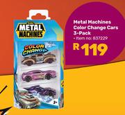 Metal Machines Color Change Cars 3 Pack