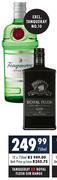 Tanqueray (Excl. Tanqueray No 10) Or Royal Flush Gin Range-750ml Each 
