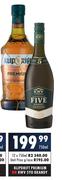 Klipdrift Premium Or KWV 5YO Brandy-750ml Each