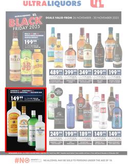 Ultra Liquors : Black Friday (26 November - 30 November 2025), page 1