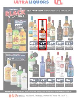 Ultra Liquors : Black Friday (26 November - 30 November 2025), page 1