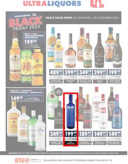 Ultra Liquors : Black Friday (26 November - 30 November 2025), page 1