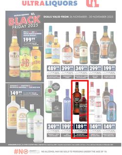 Ultra Liquors : Black Friday (26 November - 30 November 2025), page 1