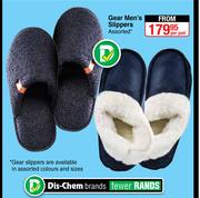 Gear Men's Slippers Assorted-Per Pair