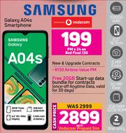 samsung a04s contract deals