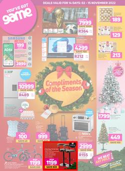 Game : Compliments Of The Season (02 November - 15 November 2022), page 1