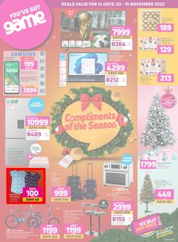 Game : Compliments Of The Season (02 November - 15 November 2022), page 1