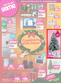 Game : Compliments Of The Season (02 November - 15 November 2022), page 1