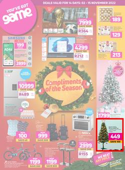 Game : Compliments Of The Season (02 November - 15 November 2022), page 1
