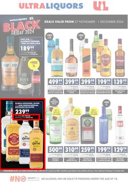 Ultra Liquors : Black Friday (27 November - 01 December 2024), page 1