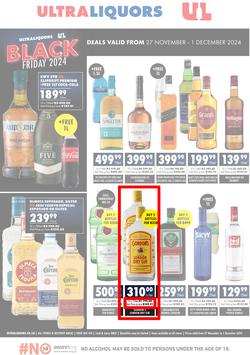 Ultra Liquors : Black Friday (27 November - 01 December 2024), page 1