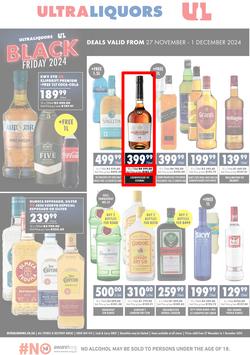 Ultra Liquors : Black Friday (27 November - 01 December 2024), page 1