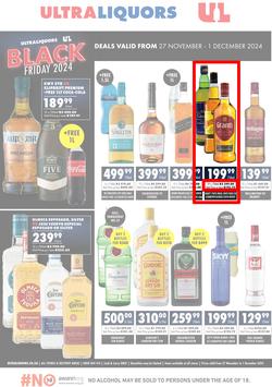 Ultra Liquors : Black Friday (27 November - 01 December 2024), page 1