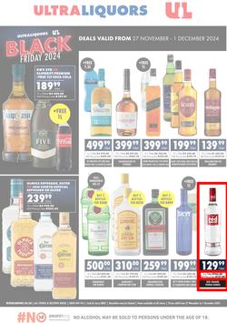Ultra Liquors : Black Friday (27 November - 01 December 2024), page 1
