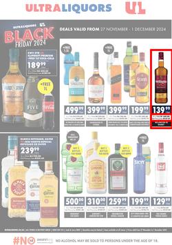 Ultra Liquors : Black Friday (27 November - 01 December 2024), page 1