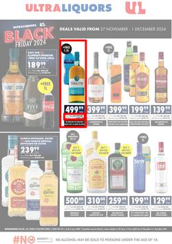 Ultra Liquors : Black Friday (27 November - 01 December 2024), page 1