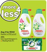 Ariel Auto Liquid Detergent 2Ltr Or Washing Pods 21's Pack-For Any 2