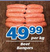 Beef Bangers-Per Kg