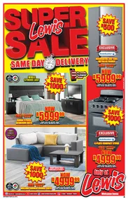 Lewis : Super Sale (06 January - 23 February 2025 While Stocks Last)