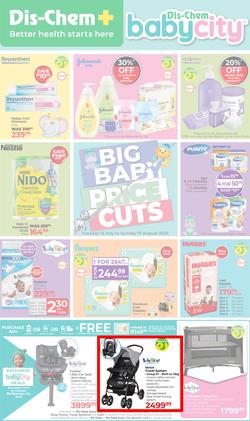 Dis-Chem : Big Baby Price Cuts (15 July - 17 August 2025), page 1