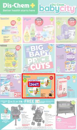 Dis-Chem : Big Baby Price Cuts (15 July - 17 August 2025), page 1