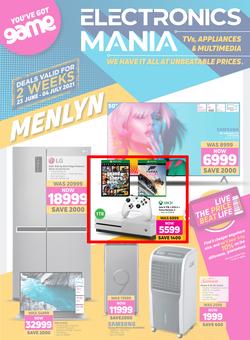 Game Menlyn : Electronics Mania (23 June - 4 July 2021), page 1