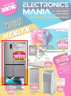 Game Menlyn : Electronics Mania (23 June - 4 July 2021), page 1