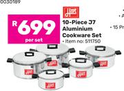 Hart 10 Piece J7 Aluminium Cookware Set-Per Set