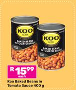 Koo Baked Beans In Tomato Sauce-400g Each