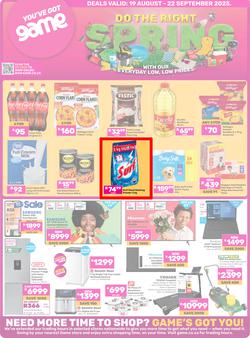 Game : Do The Right Spring (19 August - 22 September 2025), page 1