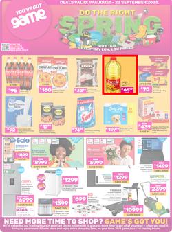 Game : Do The Right Spring (19 August - 22 September 2025), page 1