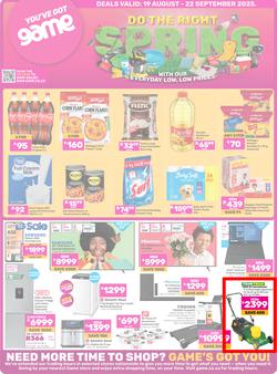 Game : Do The Right Spring (19 August - 22 September 2025), page 1