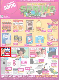 Game : Do The Right Spring (19 August - 22 September 2025), page 1