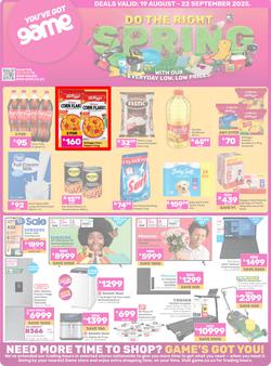 Game : Do The Right Spring (19 August - 22 September 2025), page 1