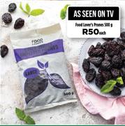 Food Lover's Prunes-500g Each