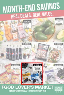 Food Lover's Market Gauteng, Limpopo, North West, Mpumalanga, Free State & Northern Cape : Month-End Savings (20 February - 26 February 2023), page 1