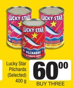 Lucky Star Pilchards (Selected)-3 x 400g